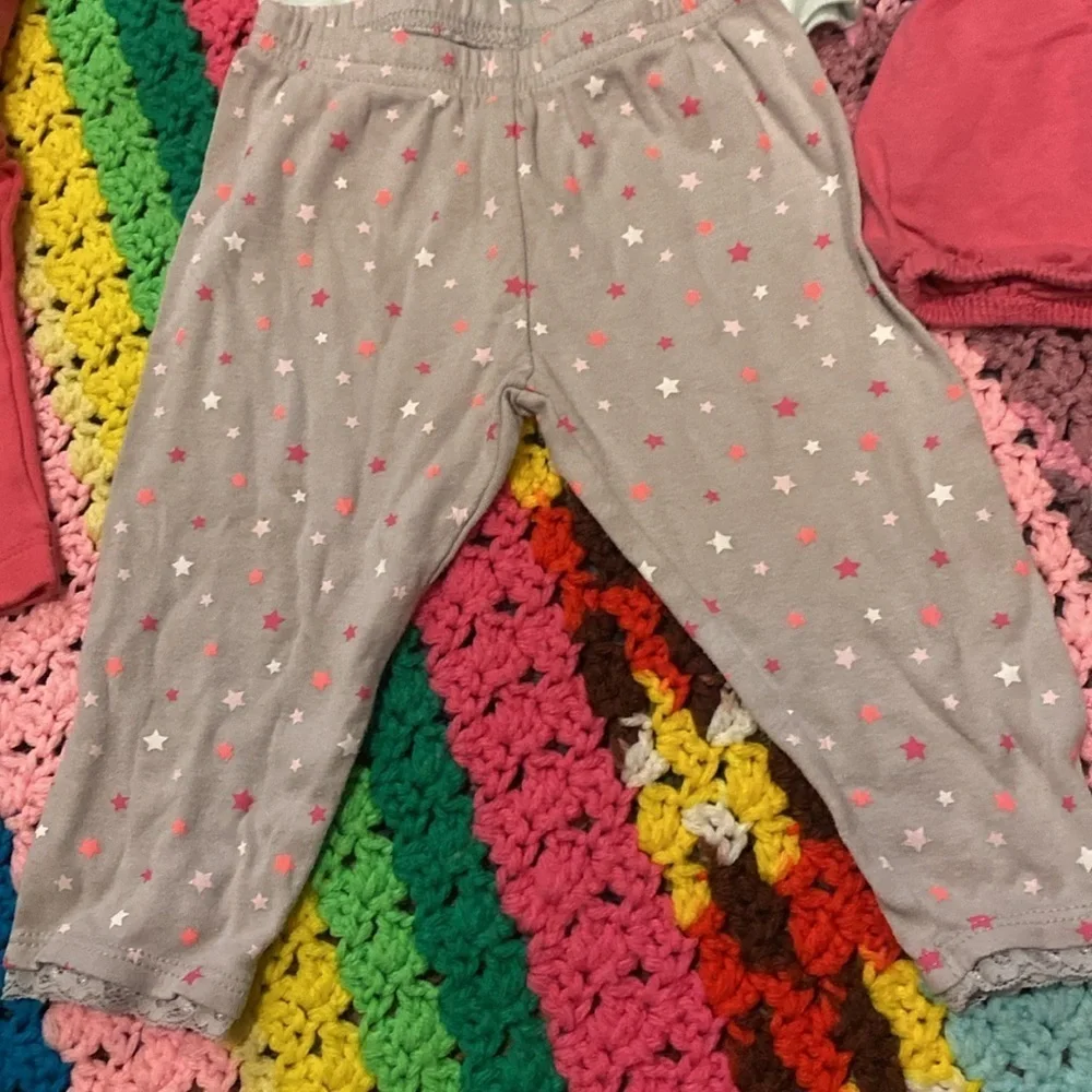3/$20.  6-9 Month Girl’s Leggings